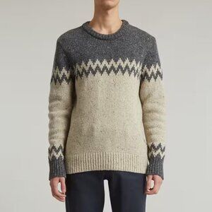 Oliver Spencer Blenheim Repton-Beige Jumper